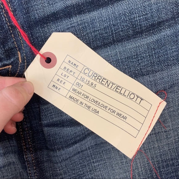 CURRENT/ELLIOTT 5 Pocket Denim Mini Skirt Indigo Sun Size 26 Y2K Retro - Picture 7 of 8